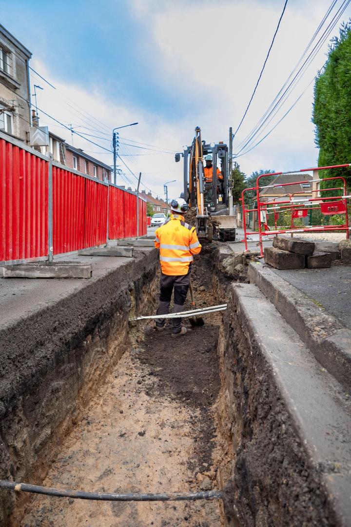 Raccordement de tout-à-l'égout Pont-à-Vendin